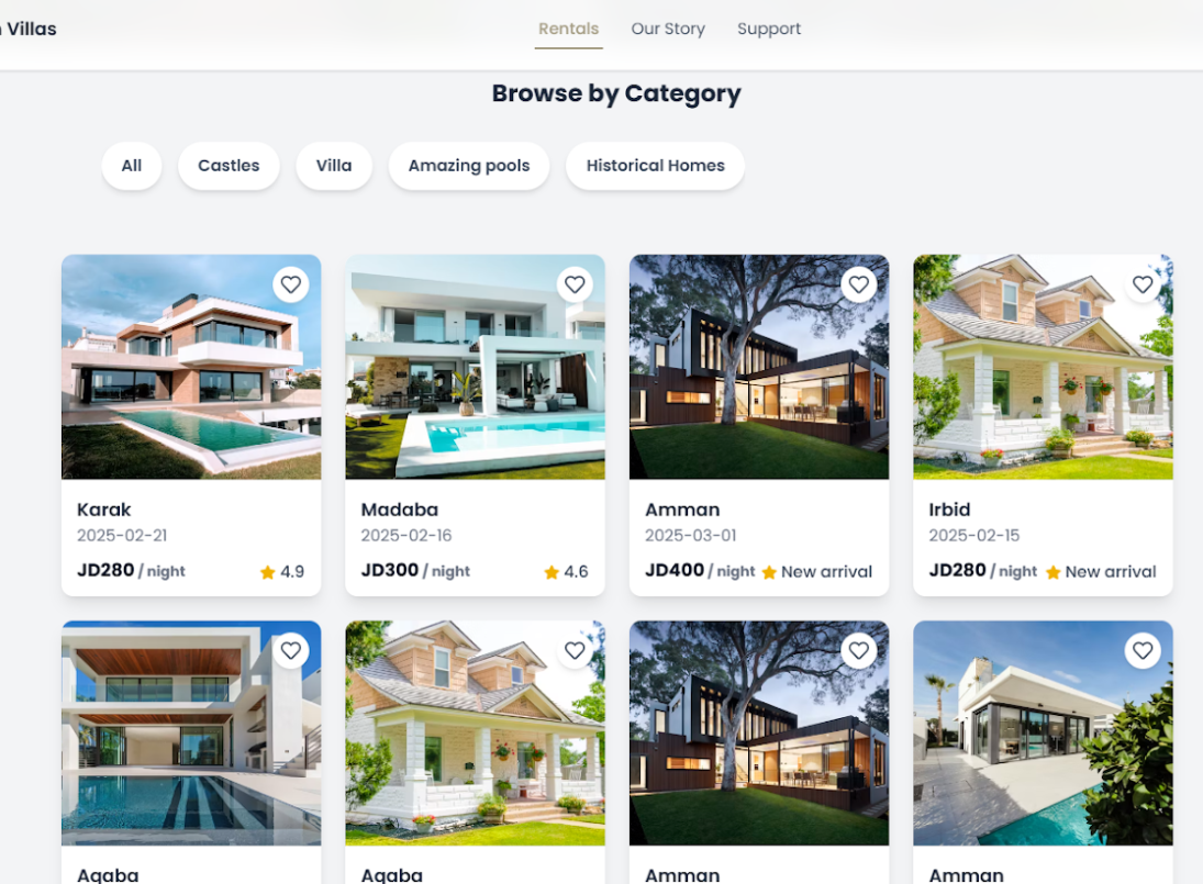 Luxury Booking System Project Image